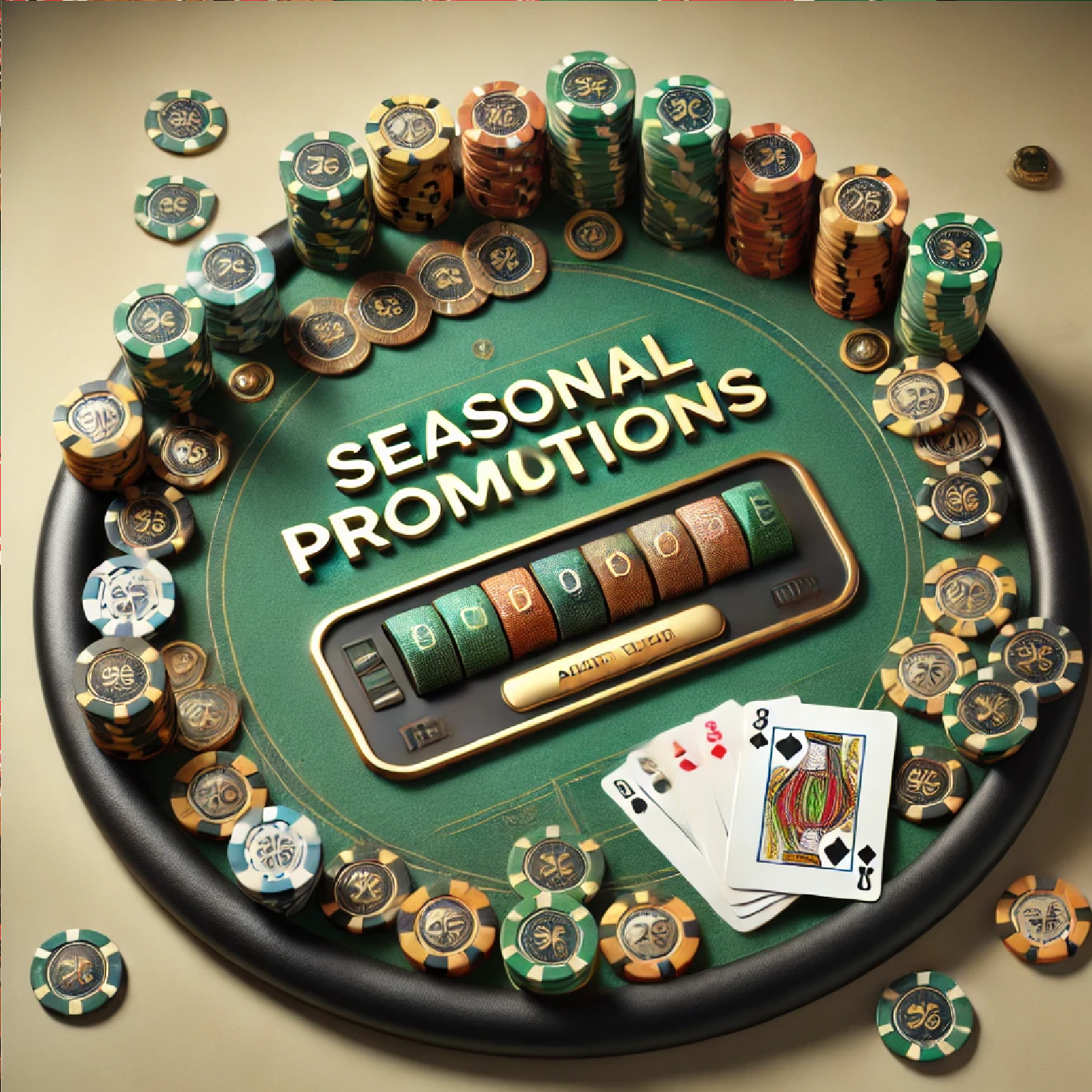 A calendar highlighting various holiday-themed casino promotions throughout the year